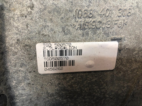 Automatic Gearbox 2.7 TDV6 Discovery 3 Range Rover Sport TGD500570 K05115