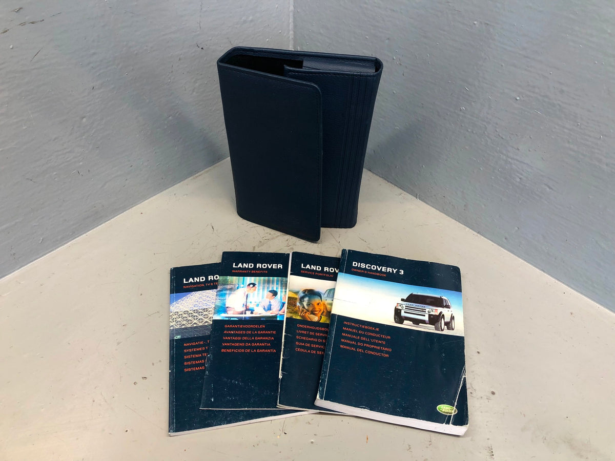 Discovery 3 Handbook User Manual in Wallet Land Rover 2004 to 2009 D28115
