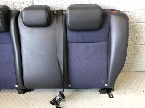 Freelander 2 Rear Seats Fabric Cloth Black Blue Land Rover 2006 to 2011 R21105
