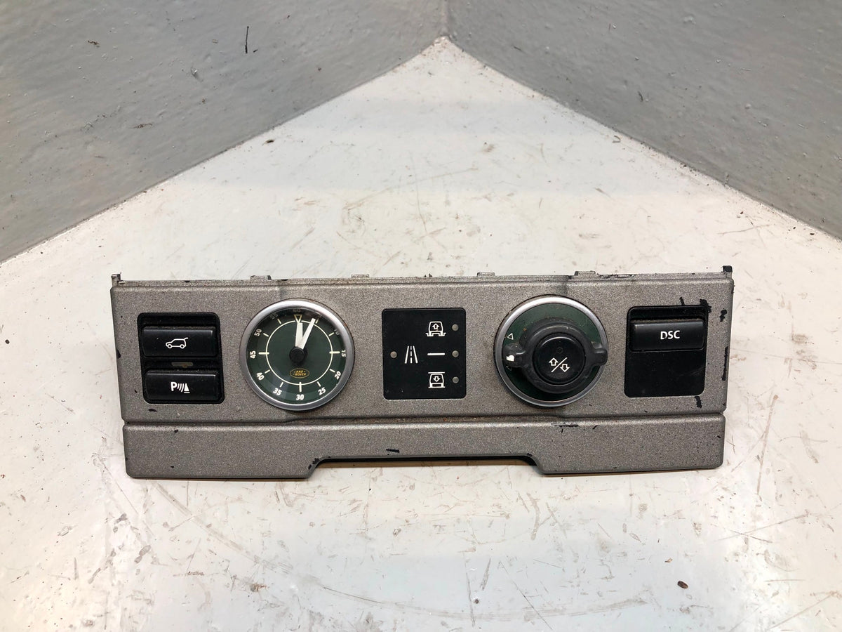 Range Rover L322 Air Suspension Switch Control Panel Clock YUL000072PUY R13016