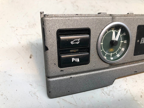 Range Rover L322 Air Suspension Switch Control Panel Clock YUL000072PUY R13016