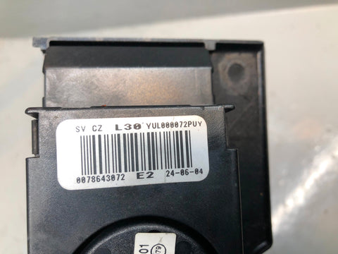 Range Rover L322 Air Suspension Switch Control Panel Clock YUL000072PUY R13016