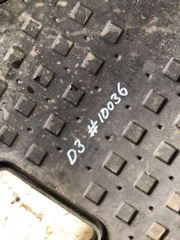 Discovery 3 4 Floor Mat Rear 3rd Row Rubber Heavy Duty Land Rover 10036