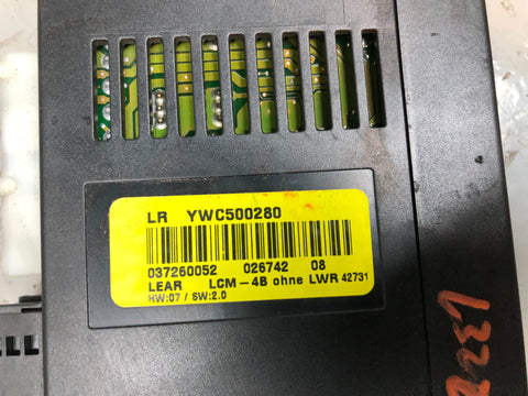 Range Rover L322 Lighting Light Control Module ECU YWC500280 2002 to 2009