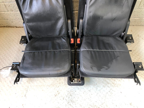 Discovery 4 Seats Rear 3rd Third Row in Black Land Rover 2009 to 2016 L17036