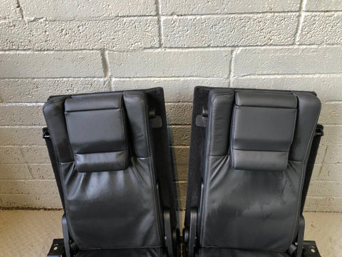 Discovery 4 Seats Rear 3rd Third Row in Black Land Rover 2009 to 2016 L17036