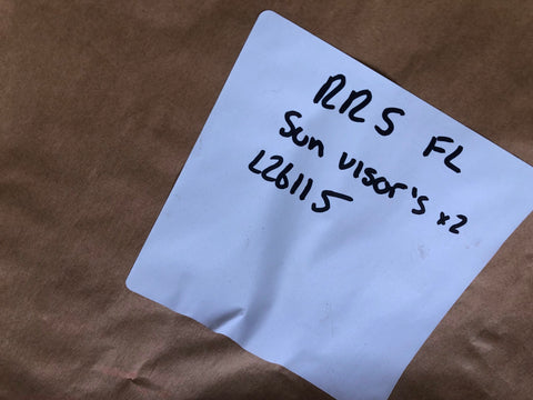 Range Rover Sport Sun Visors Illuminated Pair Of L320 2005 to 2013 L26115