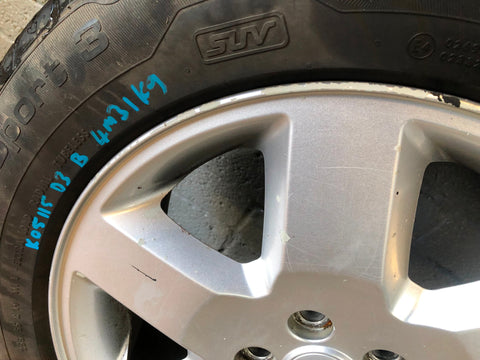 Discovery 3 Alloy Wheel with Tyre Spare 255/55R19 Land Rover K05115B