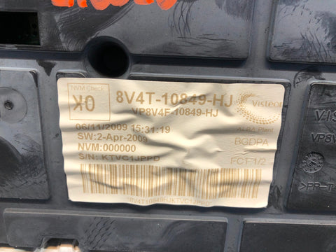 Ford Focus Instrument Cluster Speedo 8V4T 10849 HJ MK2.5 2008 to 2011