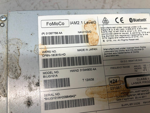 CD Player Head Unit Stereo CF6N-18C815-HD Discovery 4 Range Rover Sport