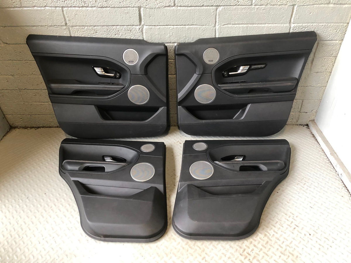 Range Rover Evoque Door Cards Set of 4 in Black L538 2011 to 2015 L18065