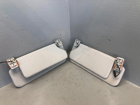 Range Rover L405 Sun Visors Mirrors and Lights White 2013 to 2017 L15056