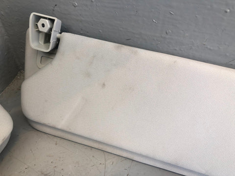 Range Rover L405 Sun Visors Mirrors and Lights White 2013 to 2017 L15056