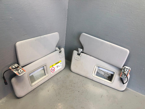 Range Rover L405 Sun Visors Mirrors and Lights White 2013 to 2017 L15056