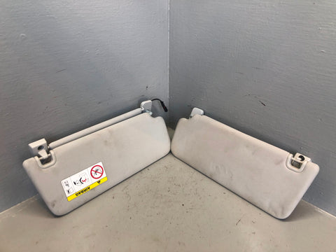 Range Rover L405 Sun Visors Mirrors and Lights White 2013 to 2017 L15056