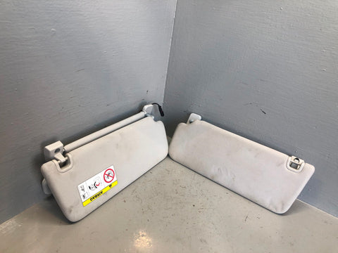 Range Rover L405 Sun Visors Mirrors and Lights White 2013 to 2017 L15056