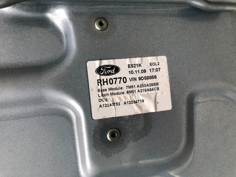 Ford Focus Window Regulator and Motor Off Side Front Mk2 7M51 A203A28BB