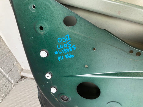 Range Rover L405 Door Off Side Rear Bare in Aintree Green LRC 866 2013 to 2017