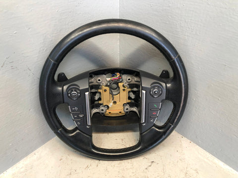 Discovery 4 Steering Wheel Leather Black Paddle Shift Land Rover L17036
