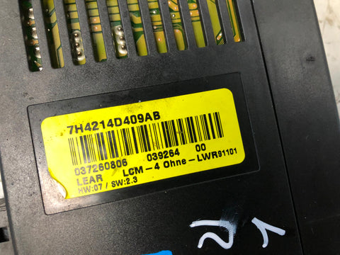 Range Rover L322 Lighting Light Control Module ECU 7H4214D09AD R27115