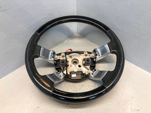 Range Rover L322 Leather Steering Wheel Piano Black Genuine 2002 to 2009 R27115