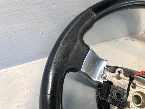 Range Rover L322 Leather Steering Wheel Piano Black Genuine 2002 to 2009 R27115