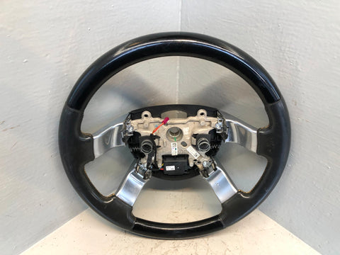 Range Rover L322 Leather Steering Wheel Piano Black Genuine 2002 to 2009 R27115