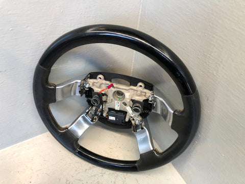 Range Rover L322 Leather Steering Wheel Piano Black Genuine 2002 to 2009 R27115