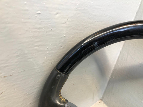 Range Rover L322 Leather Steering Wheel Piano Black Genuine 2002 to 2009 R27115