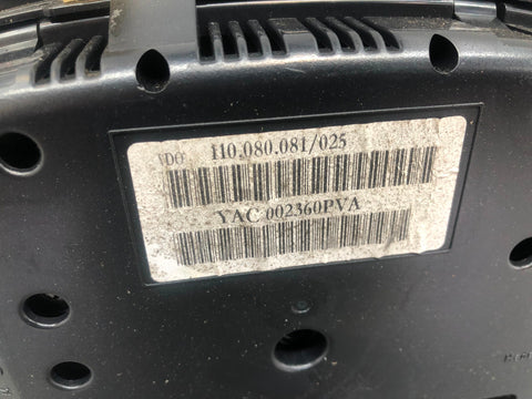 Range Rover L322 Speedometer Instrument Cluster 3.0 TD6 YAC002360PVA K15046