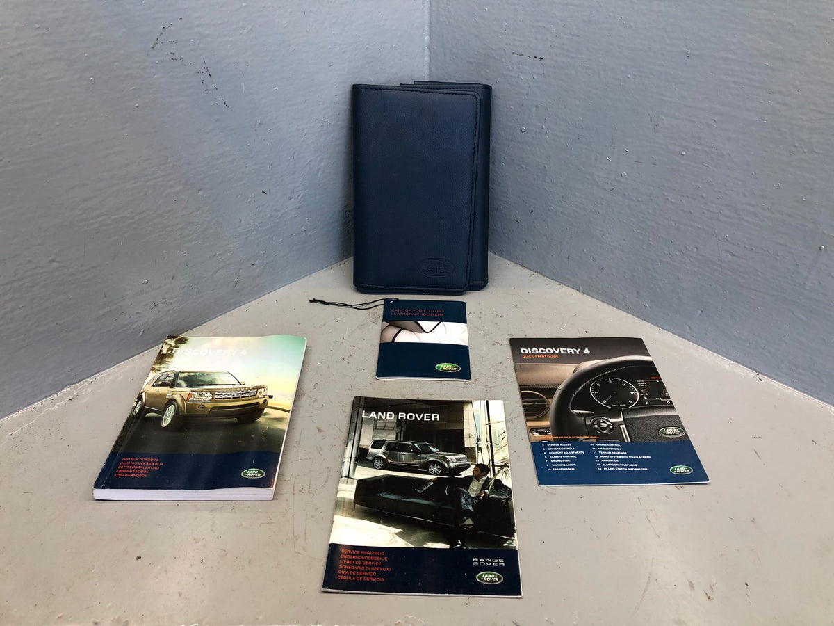 Discovery 4 Handbook User Manual in Wallet Land Rover 2009 to 2014 L17036