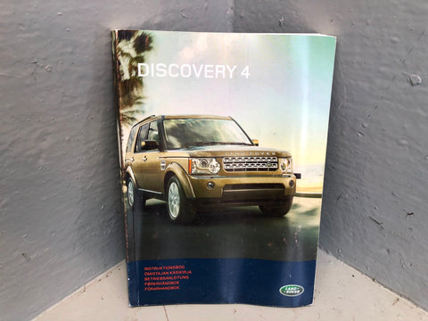 Discovery 4 Handbook User Manual in Wallet Land Rover 2009 to 2014 L17036