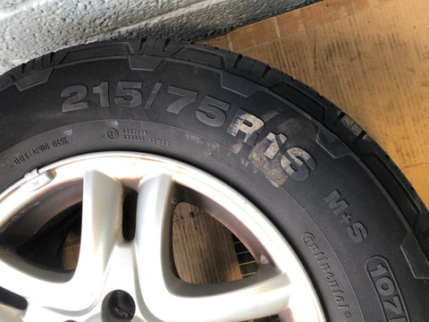 Freelander 2 Alloy Wheel and Tyre 16" Land Rover 215/75R16 2006 to 2015 R11026A