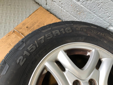 Freelander 2 Alloy Wheel and Tyre 16" Land Rover 215/75R16 2006 to 2015 R11026B