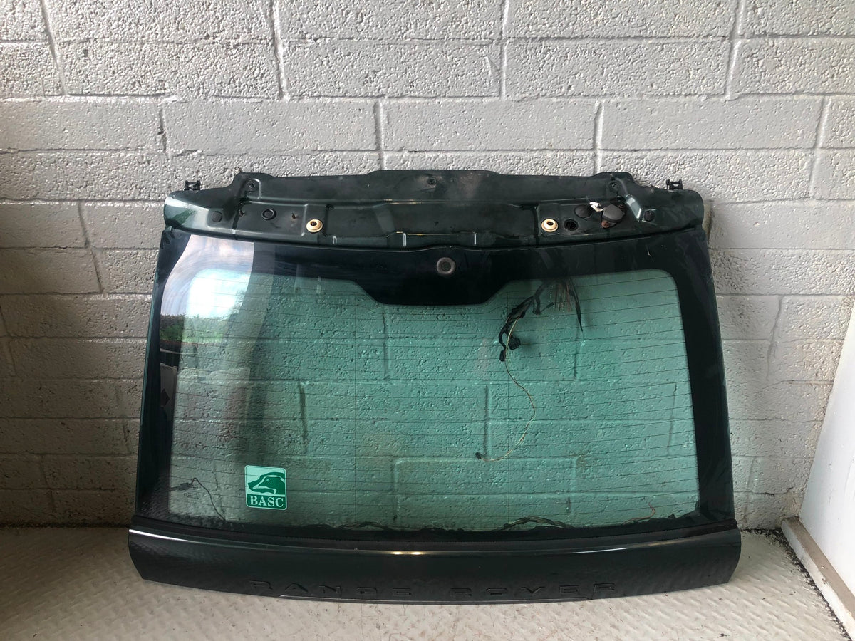 Range Rover L322 Tailgate Upper with Glass Epsom Green 2002 to 2013 K15046