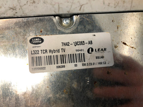 Range Rover L322 TV hybrid Module ECU Land Rover 7H42-19C063-AB 2006 to 2013