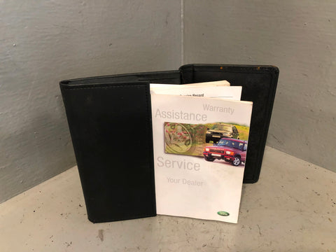 Discovery 2 Handbook User Manual In Wallet Land Rover 1998 to 2002 L06085