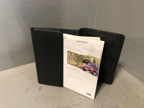Discovery 2 Handbook User Manual In Wallet Land Rover 1998 to 2002 L06085