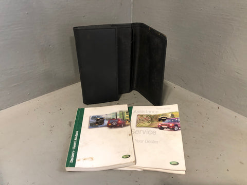 Discovery 2 Handbook User Manual In Wallet Land Rover 1998 to 2002 L06085