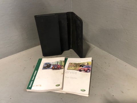 Discovery 2 Handbook User Manual In Wallet Land Rover 1998 to 2002 L06085