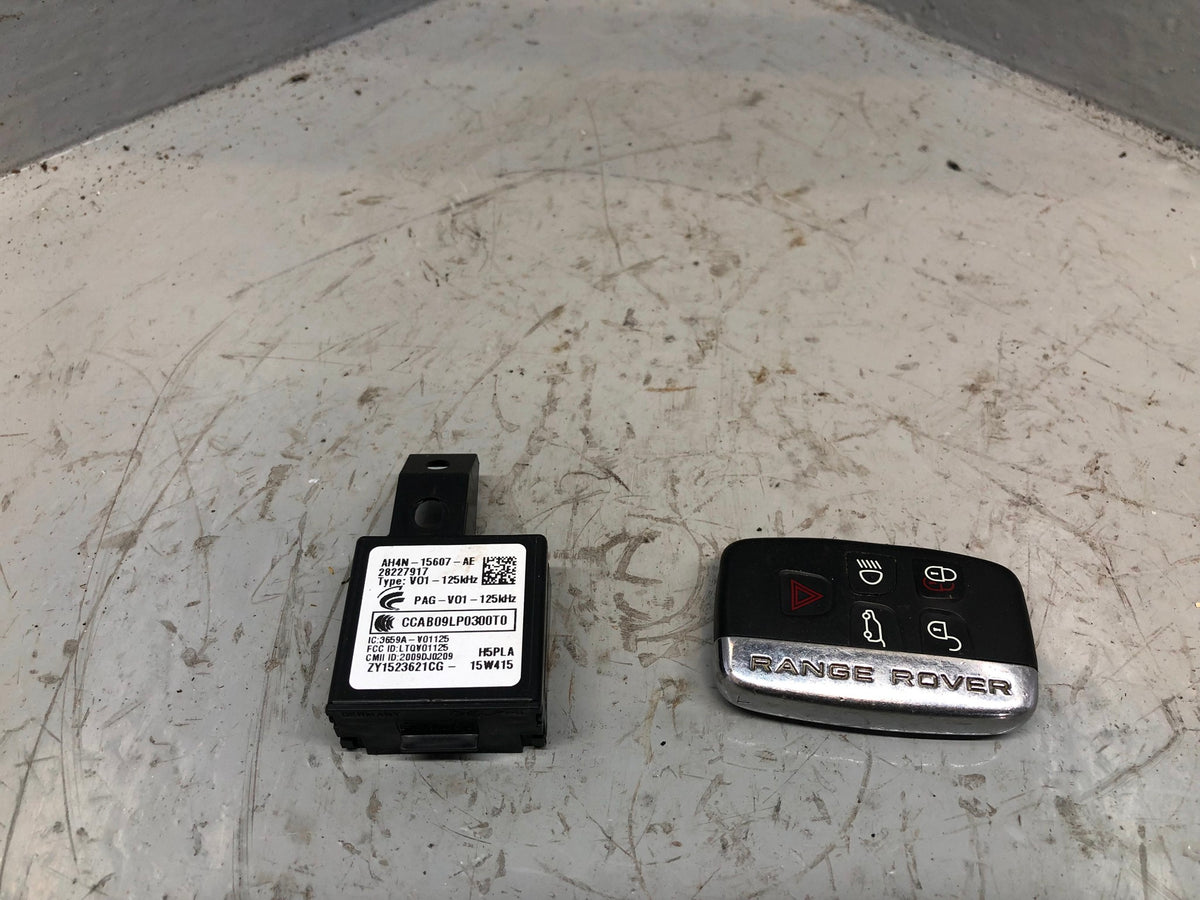 Range Rover Evoque Key Fob Remote and Receiver Unit L538 2011 to 2015 L10115