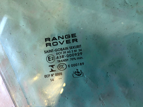 Range Rover Evoque Glass Front Door Window Off Side 2011 to 2018 3 Door