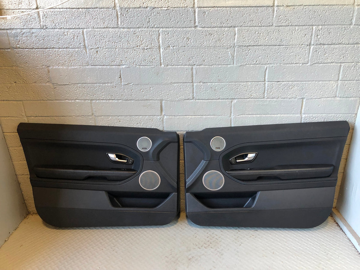 Range Rover Evoque Door Cards Pair of 2 3 Door in Black L538 2011 to 2015 L27105
