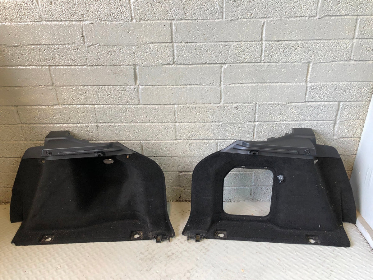 Range Rover Evoque Boot Side Panels Trims Black Pair L538 2011 to 2018 3 Door