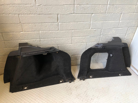 Range Rover Evoque Boot Side Panels Trims Black Pair L538 2011 to 2018 3 Door