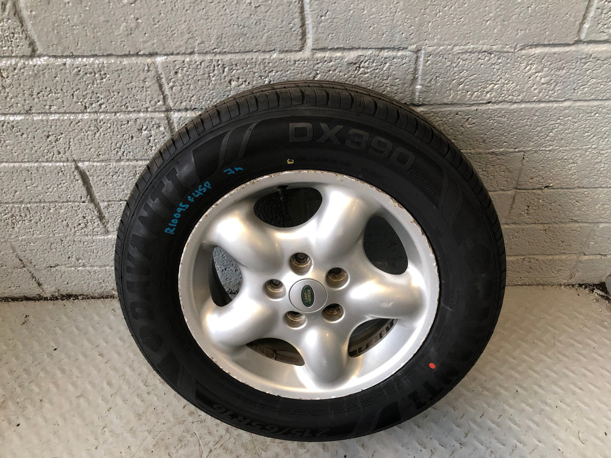 Freelander 1 Alloy Wheel and Tyre 16" Land Rover 215/65R16 2001 to 2006 R10095SP