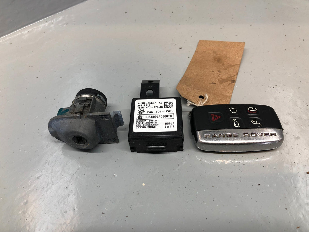 Range Rover Evoque Key Remote and Blade with Door Lock 2011 to 2015 L27105