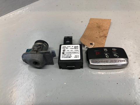 Range Rover Evoque Key Remote and Blade with Door Lock 2011 to 2015 L27105