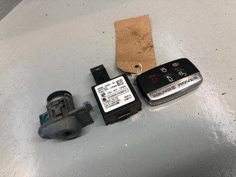 Range Rover Evoque Key Remote and Blade with Door Lock 2011 to 2015 L27105