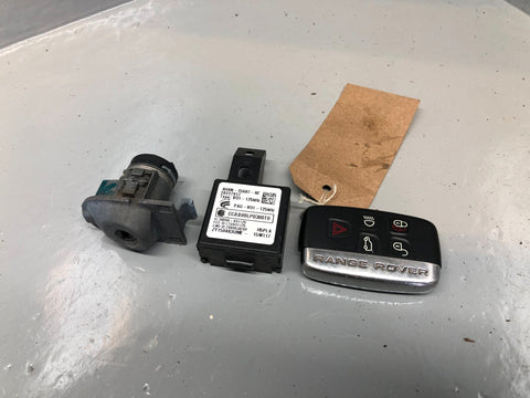 Range Rover Evoque Key Remote and Blade with Door Lock 2011 to 2015 L27105